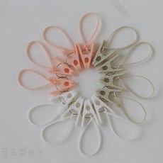 드라잉 랙 12Pcs 다양한색 세탁 스토리지 퀼트 클램프 바람막이 플라스틱 폴, 상세내용참조
