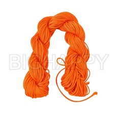 BIGHAPPY 1MM 주황색 매듭실 팔찌 만들기 재료