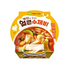 이가자연면 계란이 들어간 얼큰수제비 193.5g x 4개