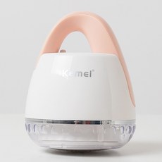 달리 전기 충전식 세탁소용 깔끔한 보풀제거기, 화이트핑크, 보풀제거기 1개