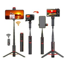 스마트 카메라 삼각대 SK900 1위 셀카봉 캠코더 액션캠 삼각대 무선 블루투스 리모컨 홀더 휴대폰 핸드폰 스마트폰 삼각대 거치대 애플 아이폰 삼성 갤럭시 스마트폰 카메라삼각대, 1개 1개