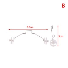 바퀴가 달린 RC 폼 손 던지기 글라이더 착륙 기어 키트 Cessna J J 20 SU27 SU57 Z5 F22 SU35 용 비행기 액세서리 세트, 04 B, 1개