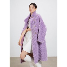 리얼 양털코트 여성 양모 뽀글이 퍼 코트 롱 오버핏 Q24