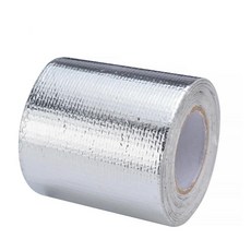 덕트 반사 자기 접착 테이프 금 및 은 고온 단열 실드 랩 테이프 붕대 범용 롤 50mm x 10M, 1개