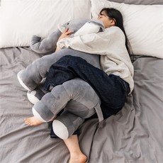 토이웍스 토이웍스 KC인증 행복코끼리 수면 애착 인형 80cm (9563690), 기본