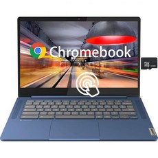 Lenovo Chromebook 대학생용 노트북 학교 14인치 FHD 터치스크린 미디어Tek MT8186 4GB RAM 64GB eMMC+128GB SD카드 크롬 OS, 4GB RAM | 64GB eMMC+128GB SD C