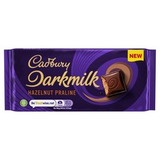 Cadbury 캐드버리 다크밀크 헤이즐넛 프랄린, 6개, 85g