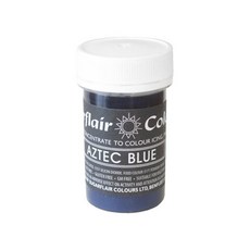 공예몰 Sugarflair 슈가플레어 PASTEL PASTE CONCENTRATED 25g 4_Aztec Blue 슈가크래프트 설탕공예 색소, 4개