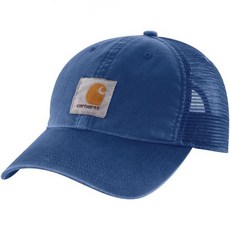 미국 칼하트 볼캡 Carhartt Men's Canvas Mesh-Back Cap 257939, One Size, Lakeshore