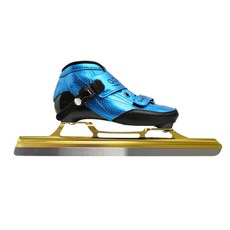 스피드스케이트화 쇼트트랙화 피겨화 빙상 하키 러너, 34-220, 블루