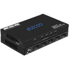 [독일직송] HDMI 스플리터 1x4 4K 60Hz 4:4:4 HDR 돌비 비전 HDCP2.2 - 4 개의 포트 HDMI 다운 스케일러, 단일옵션