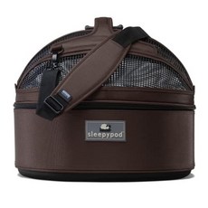 Sleepypod 모바일 애완 동물 침대 (Medium Dark Chocolate), Medium, Dark Chocolate