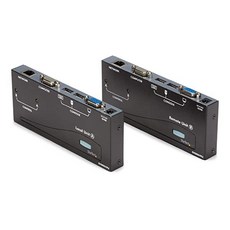 StarTech.com 500ft VGA KVM Over IP Extender - PS/2 & USB Host - KVM Console Over CAT5 Ethernet for M, 150m / 492ft_VGA USB
