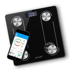 스마트 인바디 체중계 스마트폰 어플 블루투스 디지털 전자 저울 내장 체 지방 근육 측정, 스마트 인바디 체지방 체중계