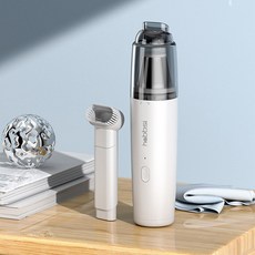 햅시 초경량 300g 책상 차량 원룸 핸디 무선 미니 청소기 YMVCWIND, 화이트-WIND