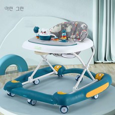 okyaios 베이비 걸은마보조기 음악보행기, 1개, 마린그린(스탠다드)