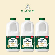 서울우유 [신제품] 더진한 플레인 요거트 순수(당무첨가) 915g, 1.8L, 3개