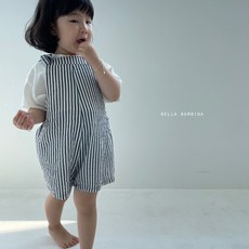핑크트리 여름신상 벨라밤비나 베이글 멜빵 팬츠 반바지 오버롤 여아 남아 아동 유아 주니어 초등