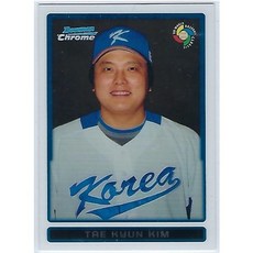 2009 WBC KOREA 김태균 국가대표 야구카드 한화 이글스 Bowman Chrome