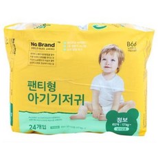 노브랜드 팬티형 아기 기저귀 남녀공용 점보 24P Underwear diapers Combined for men and women Jumbo 24P, 6단계, 24개