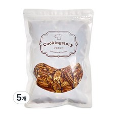 고소한 쿠킹스토리 피칸 반태 200g 5개, ONE COLOR, 200G 5개