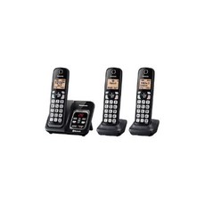 Panasonic 파나소닉 블루투스 3 핸드세트 전화기 Panasonic KX-TG833SK DECT 6.0 Bluetooth 3-Handset Bundle, 3개 세트