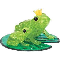 개구리 가족 크리스탈 입체퍼즐 43피스, 혼합색상, 1개 혼합색상, 43pcs