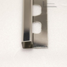 스텐사각 타일 코너비드 몰딩(실버유광)2438mm(재료분리대)(타일꼼꼼이), 8mm, 2438mm