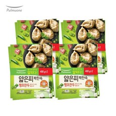 [풀무원] 생가득 얇은피 땡초만두 8봉400gx8, 없음
