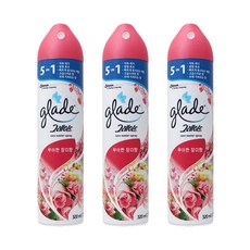 그레이드 미스트 우아한 장미향 공기탈취제 악취제거, 3개, 320ml