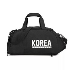 KOREA 코트멀티백 - 스포츠 더플백 백팩 2in1 농구공가방, 블랙