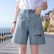 프리스토어샵 인싸템 여성 여름 와이드 루즈핏 슬림핏 빅진 하프 팬츠 퍼트리밍 오부바지 트렌드