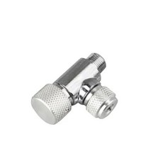 수족관 CO2 이탄 레귤레이터 CO2 버블 카운터 키트 니들 밸브 조정 싱글 더블 헤드 어항 시스템 액세서리, 1개