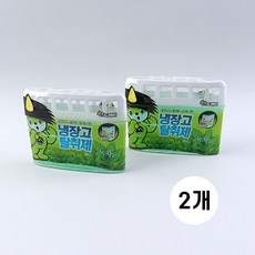 산도깨비 냉장고 탈취제 (녹차) 200g 반찬냄새 김치쉰내제거, 2개