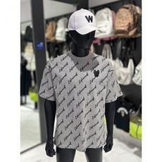 (라이프워크 공용) 전판 사선레터링 프린트 반팔티셔츠 LW242TS070 35 MELANGE GREY 백화점 아울렛 (3973674)