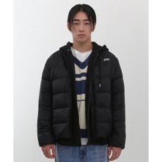 OI3C1MDW91 1 오아이오아이 볼드 로고 경량 다운 자켓 블랙 BOLD LOGO LIGHT DOWN JACKET BLACK 134378