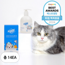 쉬즈곤 부스트 샴푸 캣 저자극 애플블라썸 향 고양이 샴푸, 300ml, 14개