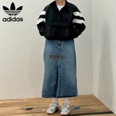 아디다스 여성 하프 반 집업 바람막이 아노락 져지 저지 윈드브레이커 자켓 블랙 IT9773