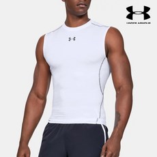 언더아머나시  언더아머 남성 UA HeatGear Armour 컴프레션 민소매 1257469-100 