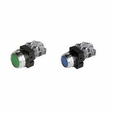 푸시버튼 스위치 CRF-F25 CR-251-1(1a1b) 복귀 평면 25파이, M (복귀동작), 흑색(BK) 1EA, 1개