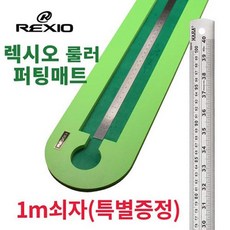 [2021년형]REXIO 렉시오 룰러 숏퍼팅향상 롤러 퍼팅 매트+EVA패트+1m쇠자(특별증정), 쏠퍼팅매트_1m쇠자