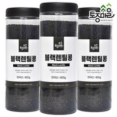 [토종마을] 블랙렌틸콩 800g, 3개