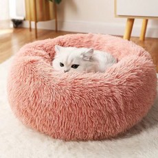고양이 둥지 겨울 보온 깊은 수면 두껍게 젖먹이 고양이 강아지 사계절 공용 소형 중대형 고양이 강아지 매트리스, 색깔4, 1개