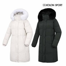 코오롱스포츠 [코오롱스포츠] 여성 폭스퍼 긴기장 다운(스노우문) 3종 택1