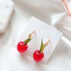 체리귀걸이