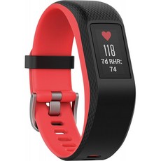 GARMIN(가민)GPS액티브 트래커 vivosport Fuchsia밴드 S/M사이즈(광학식 심박동 VO2max활동량계 보수 칼