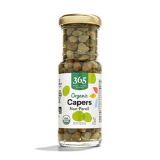 365 by Whole Foods Market Organic Capers Non-Par 365 by Whole Foods Market 유기농 케이퍼 파레일 없음 건조 중량, 2 Ounce, 1, 1개, 57g