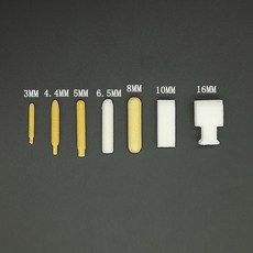 마카 크리에이티브 플라스틱 빈 펜 막대 3mm 5mm 8mm 10mm 15mm 배럴 튜브 그래피티 액체 분필 마커 페인트 액세서리, [16] gold nib set