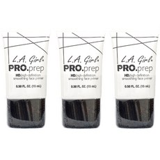 LAGirl High Definition Smoothing Face Primer 엘에이걸 하이데피니션 스무딩 페이스 프라이머 15 ml 3 팩, 15ml, 상세페이지참조