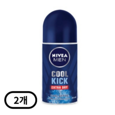 니베아 맨 쿨킥 롤온 데오드란트, 50ml, 2개